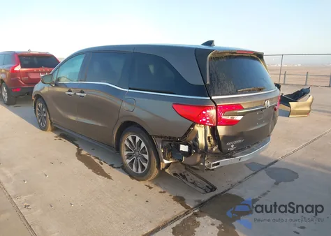 2022 Honda Odyssey Ex-L from USA, damaged, VIN 5FNRL6H73NB050550